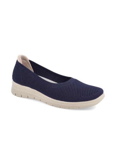 Babet Kadın 27 B39 Kq Fly Flot Cloth Woman Shoe Dark Blue Dark Blue Lacivet