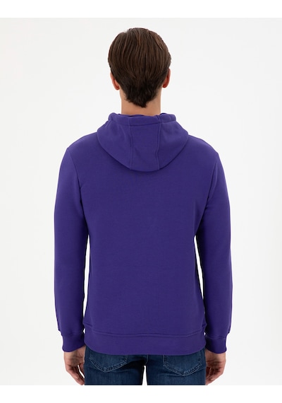 U.s. Polo Assn. Erkek Mor Sweatshirt 50293446-vr038 Mor