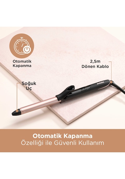 Babyliss C450E Rose Quartz 19 MM Tong Saç Maşası