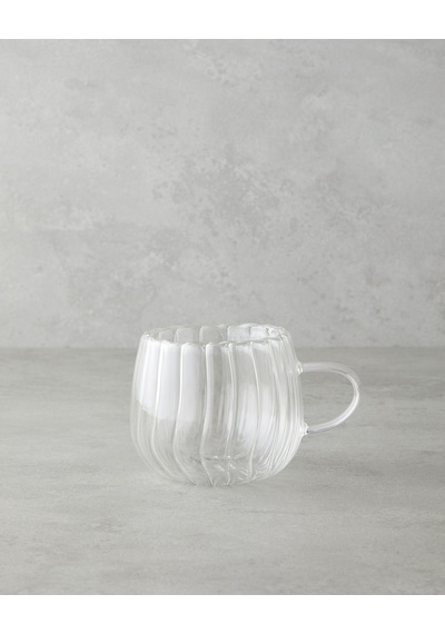 English Home Astral Borosilikat Cam Double Wall Kupa 280 Ml Şeffaf Şeffaf