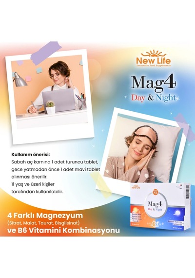 New Life Mag 4 Day&night 30 2 Tablet