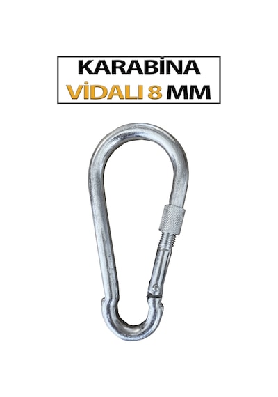 Karabina Vidalı 8 Mm 5 Adet