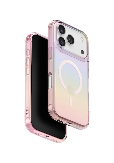 Apple Uyumlu iPhone 17 Pro Kılıf Holografik Renk Değiştiren Koruyucu Kapak Magclick Polikarbonat Malzeme Pembe Apple Uyumlu iPhone 17 Pro Kılıf Holografik Renk Değiştiren Koruyucu Kapak Magclick Polikarbonat Malzeme Pembe