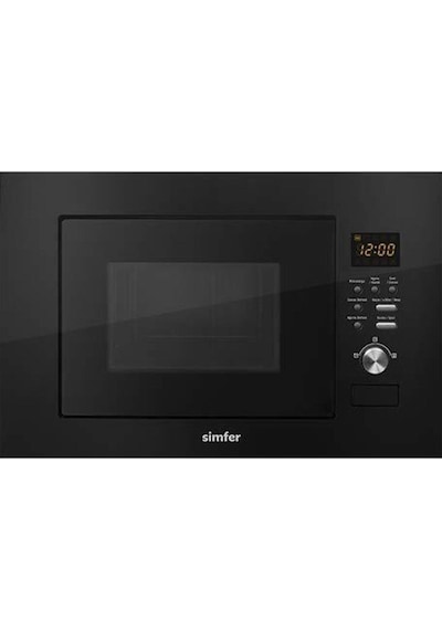 Simfer 2320 Siyah 23Litre Full Ankastre Mikrodalga Fırın Grill Fonksiyon