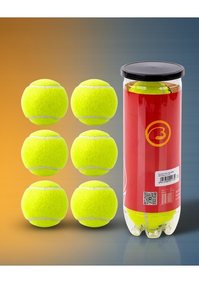 6'lı Tenis Topu Seti Dengeli Zıplama Performansı