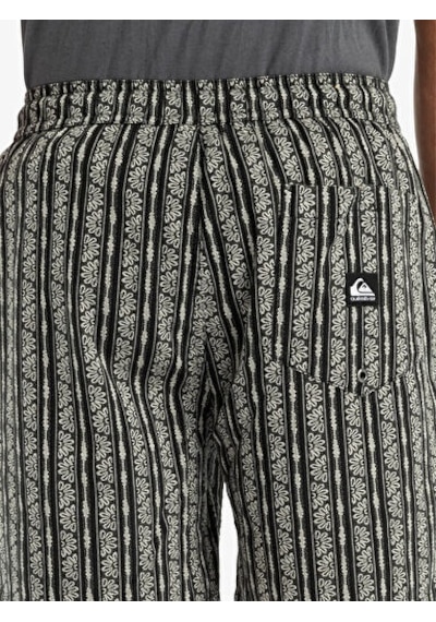 Quiksilver Taxer Jacquard Street Way Erkek Günlük Şort Eqyws03893-blsw Siyah Siyah