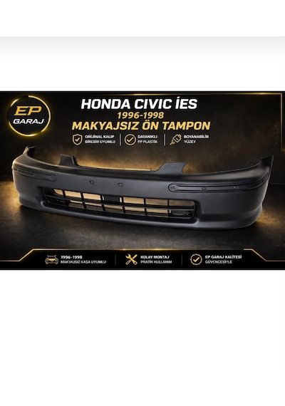 Honda Cıvıc İes 1996 1998 Makyajsız Kasa Ön Tampon Euro Civic Uyumlu Değildir