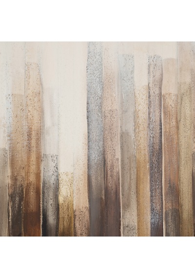Brown Strata Çerçeveli Yağlıboya Tablo 90x120 Cm