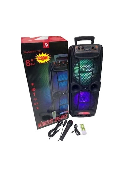 Led Işıklı Bluetooth Hoparlör Mikrofonlu Şarjlı Taşınabilir Speaker