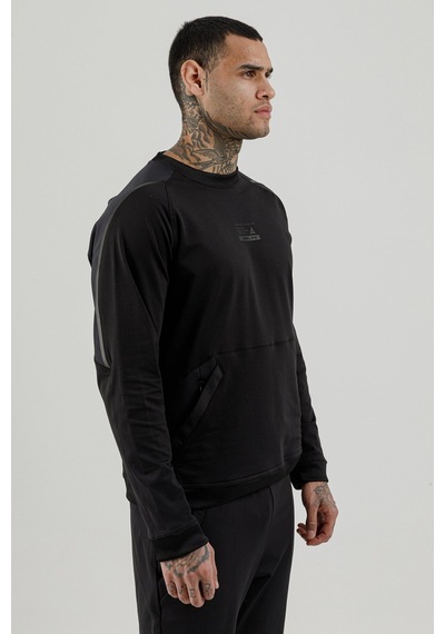 Airlife Stronger High Rsi 5 7 Sıfır Yaka Erkek Sweatshirt Siyah