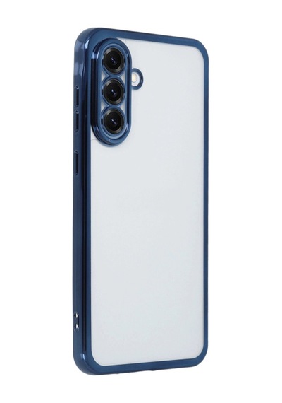 Samsung Galaxy Uyumlu A56 Kılıf Razer Lensli Silikon - Lacivert - Legu-874962