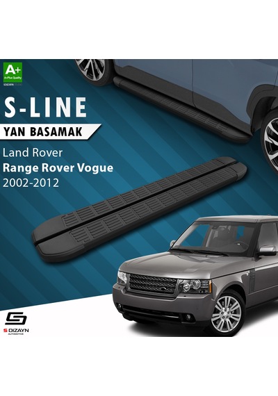 S-Dizayn Land Rover Range Rover Vogue 2 S-Line Siyah Yan Basamak