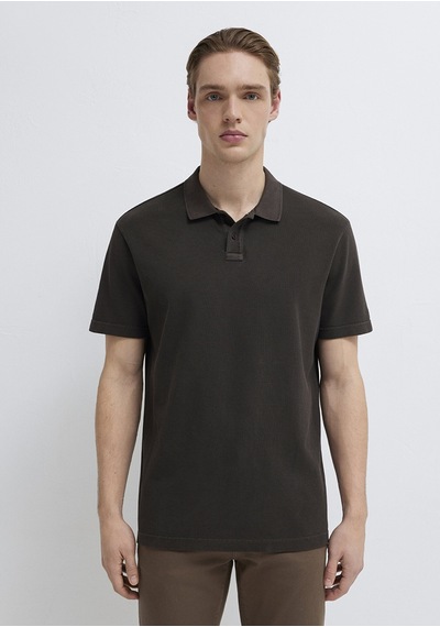 Mavi - Kahverengi Polo Tişört 0613311-70219