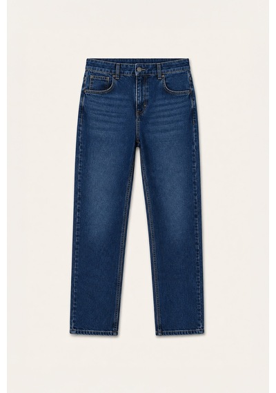 Defacto Straıght Fıt Normal Bel Jean Pantolon H2970ax26aunm34 Mavi-nm34