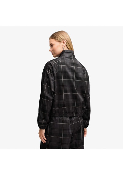 Puma T7 Tartan Woven Kadın Siyah Ceket 636628 Çok Renkli
