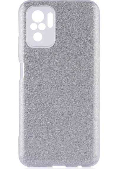 Xiaomi Redmi Note 10s Kılıf Zore Shining Silikon Gri