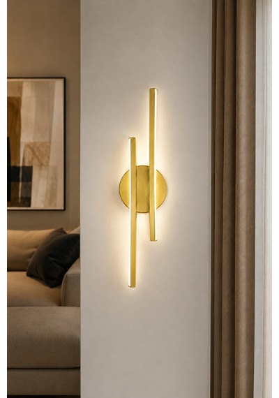 Aden Modern Led Duvar Apliği Günışığı Eskitme