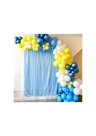 Minik Krom Balon Mavi 20 Adet 418