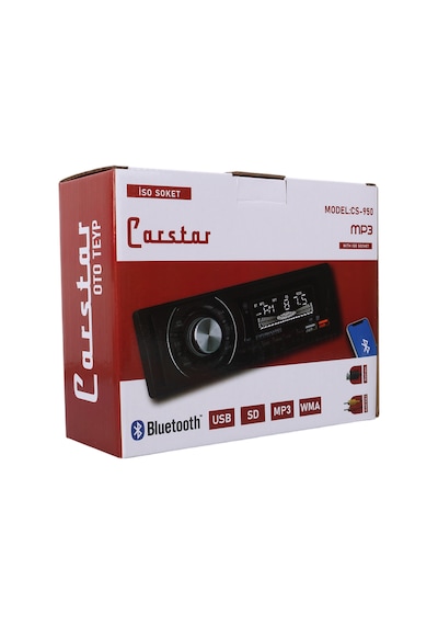 Çift Usb/sd/fm/aux/bluetooth Kumandalı Oto Teyp 4x60 Watt Cs-950 4741