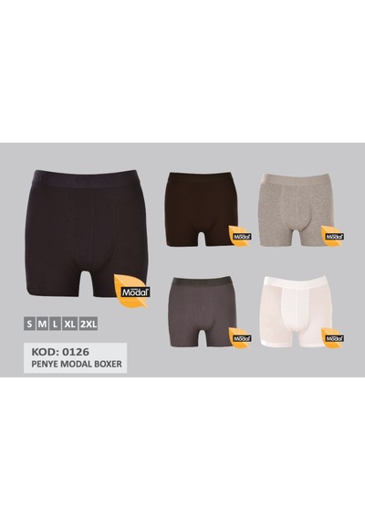 Belpa Ersa İç Giyim Penye Model Boxer 6'lı Siyah