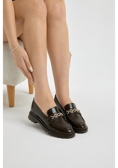 Tonny Black Kalın Poli Taban Zincir Aksesuarlı Kadın Kahve Günlük Loafer Tbfzlcmc115 Kahve Tonny Black Kalın Poli Taban Zincir Aksesuarlı Kadın Kahve Günlük Loafer Tbfzlcmc115 Kahve