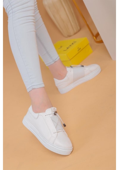 Alvaro Beyaz Renkli Sneaker-beyaz Beyaz