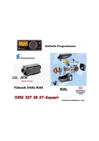 Eberspacher Airtronic D2L Yüksek İrtifa Kitli Vebosta 24 W Isıtıcı