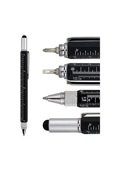 Çok Fonksiyonlu Kalem - 6'ları 1 Arada - Çok Fonksiyonlu Ve Sağlam Alüminyum Kendın Yap Kalem Tornavida. Stylus. Seviye Kabarcığı. Cetvel Ve Phillips Düz Başlı Uç. Erkekler Ve Kadınlar İçin Harika Çok Fonksiyonlu Kalem - 6'ları 1 Arada - Çok Fonksiyonlu Ve Sağlam Alüminyum Kendın Yap Kalem Tornavida. Stylus. Seviye Kabarcığı. Cetvel Ve Phillips Düz Başlı Uç. Erkekler Ve Kadınlar İçin Harika