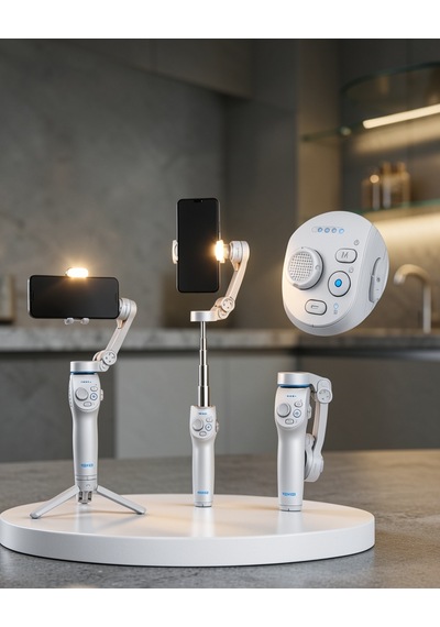 3 Eksenli Katlanabilir Telefon Gimbal Aı Takipli Uczzpdm01gimbel-1 Belirtilmemiş