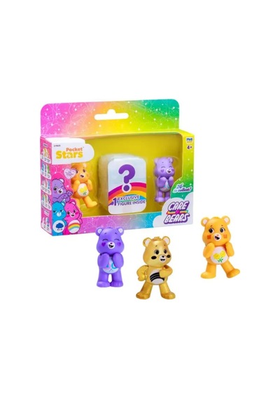 Care Bears Mini Koleksiyon Figürleri 3'lü Paket - 1 Adet