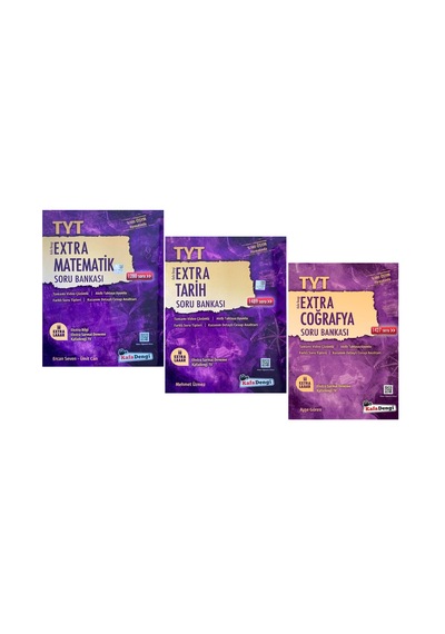 Kafadengi 2024 Tyt Matematik + Tarih + Coğrafya Extra Soru Seti 3 Kitap