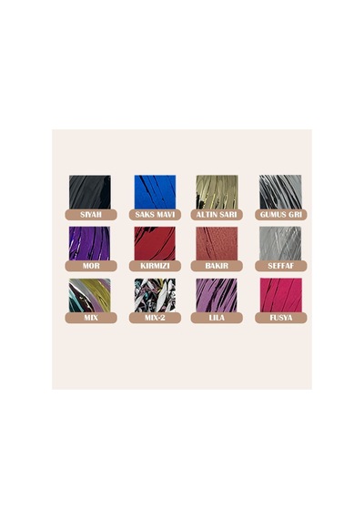 Premium Metalik Rafya,şapka Ipi,abiye Çanta Ipi,polyester Ip,simli Metalik Ip,siyah