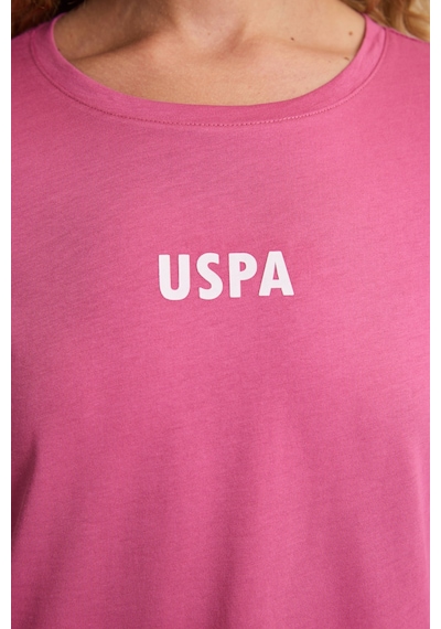 U.s. Polo Assn. Kadın Fuşya Tişört 50323530-vr023 Fusya