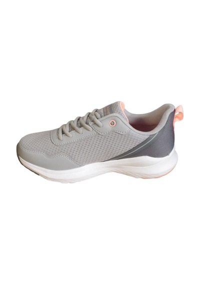 Kinetix Kadın Gri Beyaz Sneaker Fileli Spor Yürüyüş Ayakkabısı 001