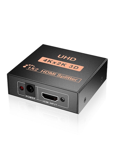 Molix Mx-5002 1 Giriş 2 Çıkış 4k Hdmı Splitter - Ultra Hd Görüntü Çoklayıcı Ve Sinyal Yenileyici