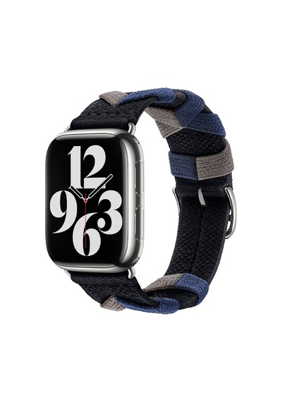 Watch 42mm Uyumlu Ezsp Krd-97 Sarmal Örgü Tasarımlı Kordon-haki