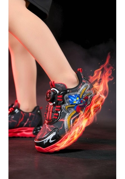Gala Akıllı Bağcık Karakter Baskılı Erkek Çocuk Sneaker Kırmızı