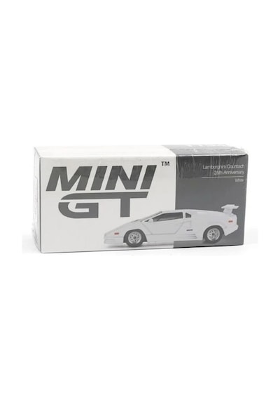Mini Gt 1/64 Lamborghini Countach 25th Anniversary White