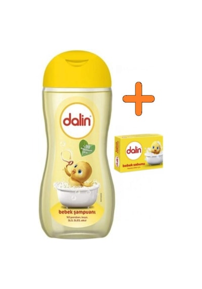 Dalin Bebek Şampuanı 200 ML + Dalin Göz Yakmayan Bebek Sabunu 100 G