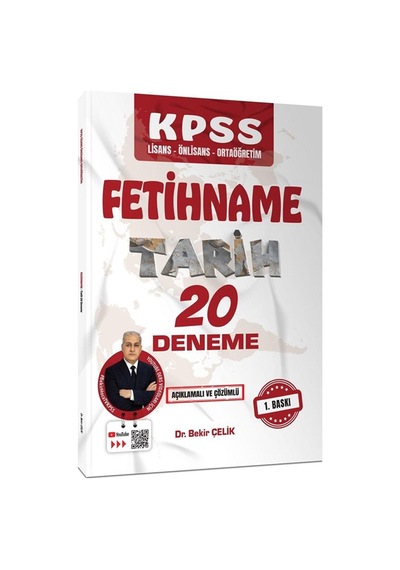 Kpss Fetihname Tarih 20 Deneme Sınavı / Bekir Çelik