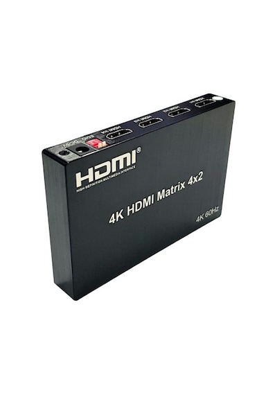 Novacom Nvc-hdmx4 4x2 Hdmı Matrix 4k 60hz