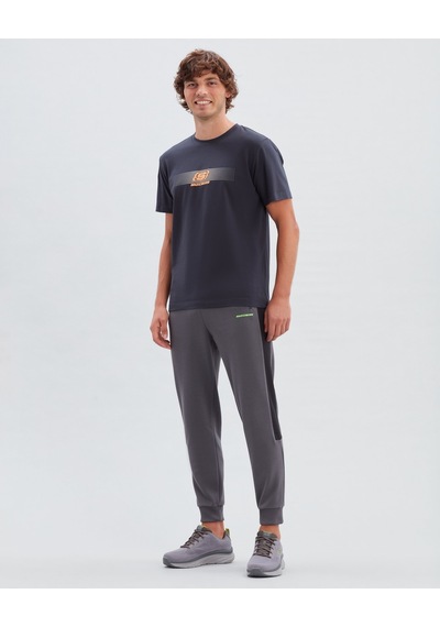 Skechers Mid Weight Fleece M Jogger Sweatpant Erkek Gri Eşofman Altı S222152-003 Gri