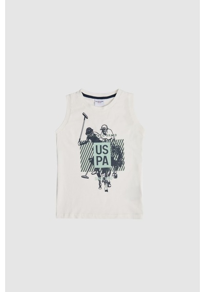 U.S. Polo Assn. U.s. Polo Assn. Erkek Çocuk Beyaz Pijama Takım 50326682-vr013