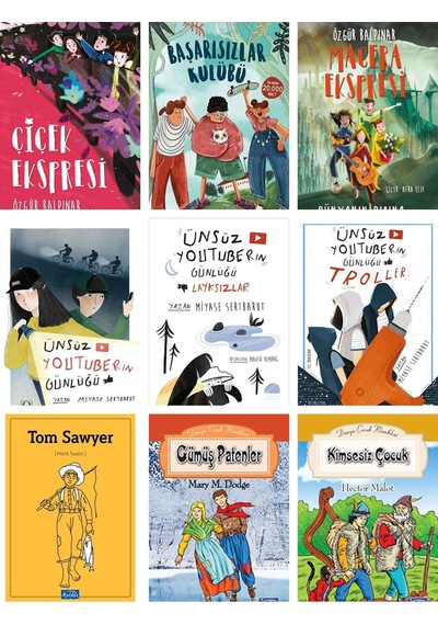 İlk Genç Timaş Çiçek Ekspresi,başarısızlar Kulübü,macera Ekspresi,ünsüz,youtuberın Günlüğü,9 Kitap