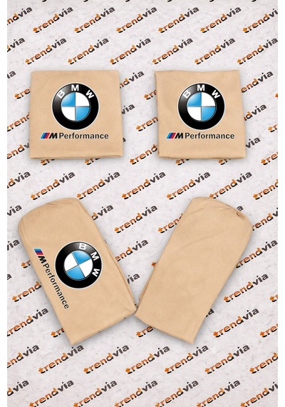 Bmw Logolu Oto Koltuk Kılıfı Ön Arka Set Penye Likralı Universal Koltuk Koruyucu Servis Kılıfı 26228268