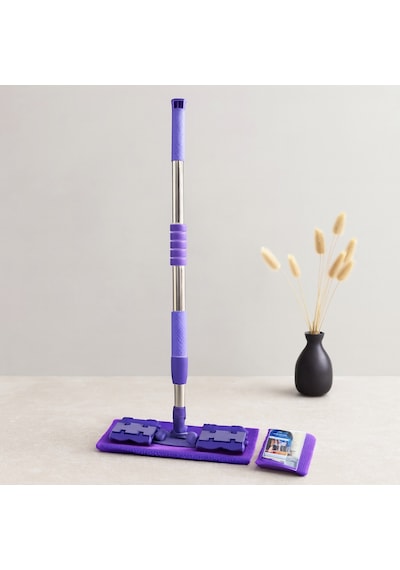 Mandallı Palet Mop Mikrofiber Paspas Metal Uzayan Sap 70-107 Cm 360 Diğer