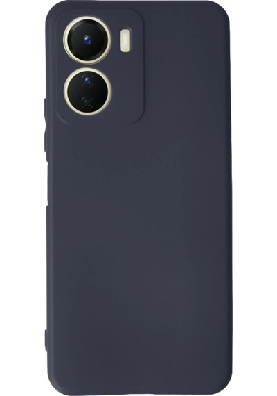 Gld-spt- Newface Vivo Y16 Kılıf First Silikon - Lacivert