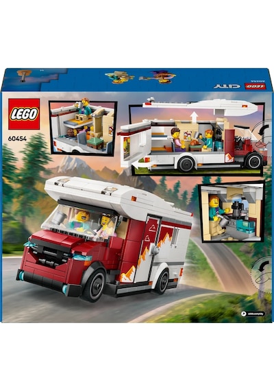 LEGO® City Tatil Macera Karavanı 60454 - 6 Yaş ve Üzeri Çocuklar için Yaratıcı Oyuncak Yapım Seti (385 Parça)