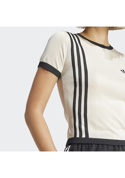 Adidas Originals Stripe Kadın Krem Tişört Jj0961 Krem