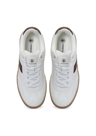 Lumberjack Skater Beyaz Kadın Sneaker Beyaz-bordo